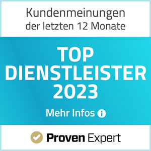 ProvenExpert TOP Dienstleister 2023