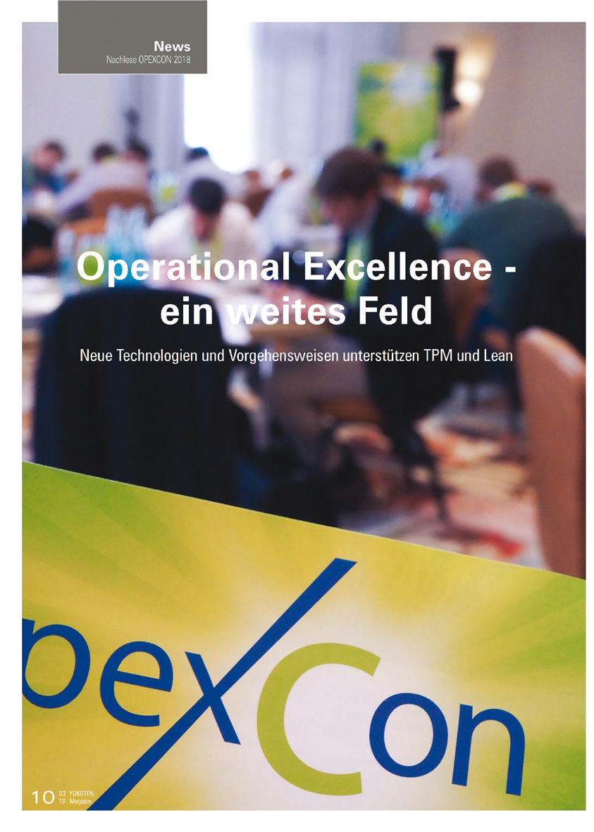 Operational Excellence - ein weites Feld  - Artikel aus Fachmagazin YOKOTEN 2018-03