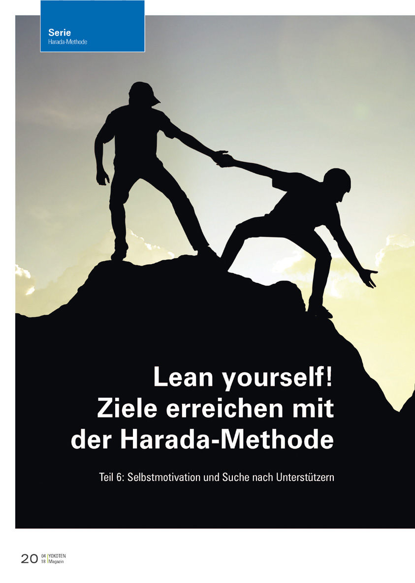 Lean yourself!  Ziele erreichen mit  der Harada-Methode - Artikel aus Fachmagazin YOKOTEN 2018-04