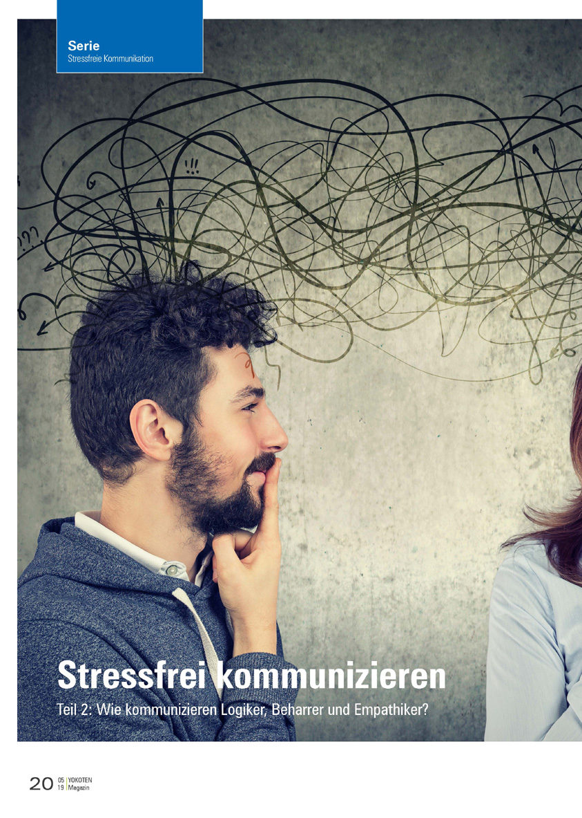 Stressfrei kommunizieren - Artikel aus Fachmagazin YOKOTEN 2019-05