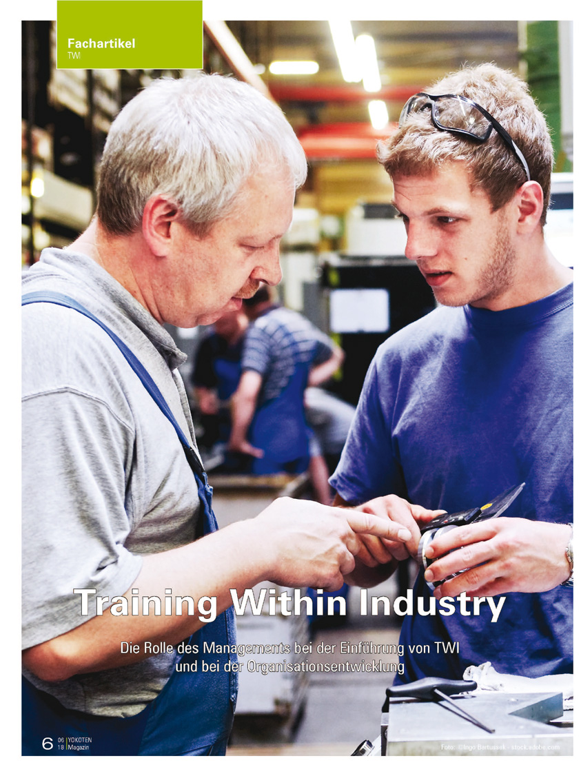 YOKOTEN-Artikel: Training Within Industry 