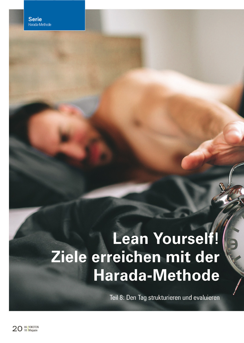 Lean Yourself!  Ziele erreichen mit der  Harada-Methode - Artikel aus Fachmagazin YOKOTEN 2018-06