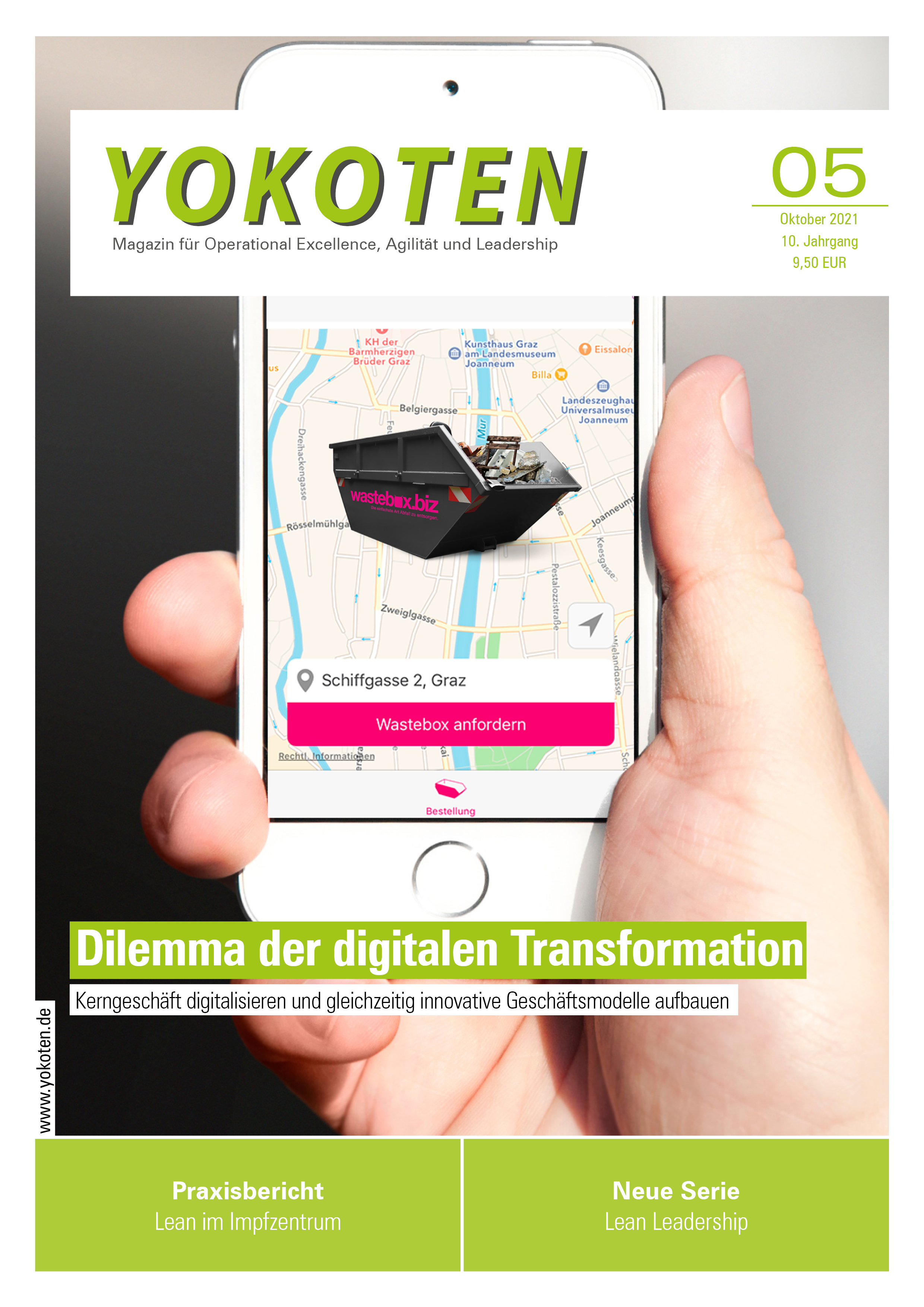 Cover YOKOTEN Fachmagazin Ausgabe 2021-05